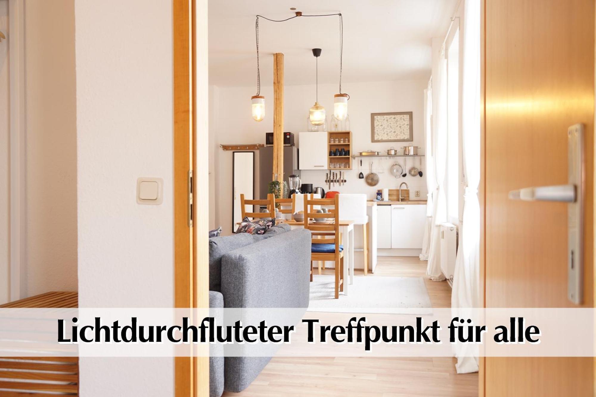 Helles Altbau-Loft Mit Kingsize Bett, Smart-Tv, Etc Apartment Erfurt Exterior photo